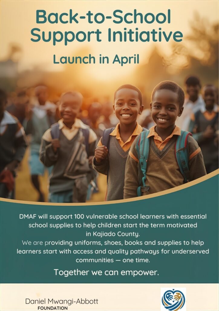 Back to school initiative poster